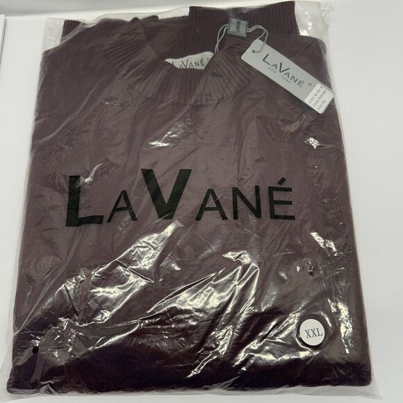 LaVane New York Sweater Crew Neck Men Burgandy XXLNew w/Tags - Picture 1 of 5